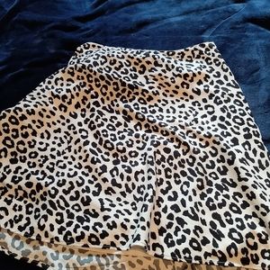 Express Animal Print Skirt